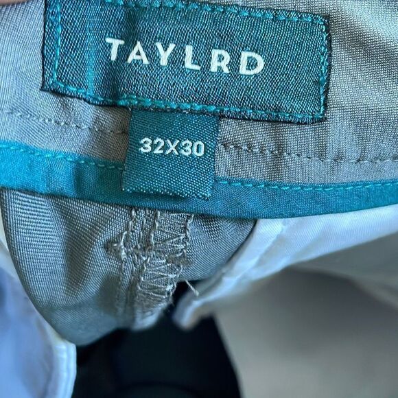 NWT Taylrd Gray Warp Knit Pants/Slacks - Size 32x30 - Picture 15 of 15